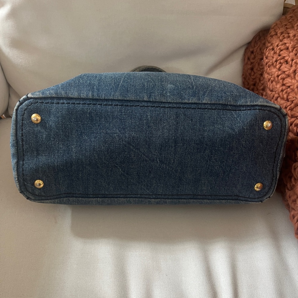 Prada Denim Shopping Tote (Large) - Picture 8 of 16